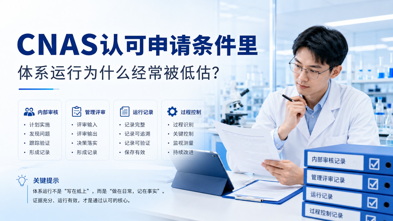 CNAS认可申请条件